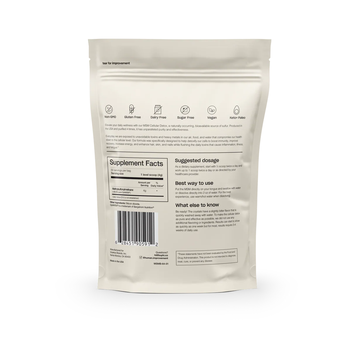 MSM Cellular Detox